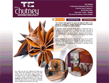 Tablet Screenshot of chutneyrestaurant.co.uk